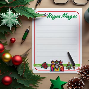 Printable Carta a Los Tres Reyes Magos / Letter to the Three Wise Men