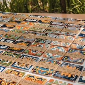 Personalized Mexican Tile Coaster Wedding Favor