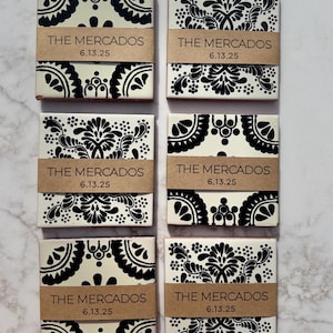 Personalized Spanish Coaster Wedding Favor
