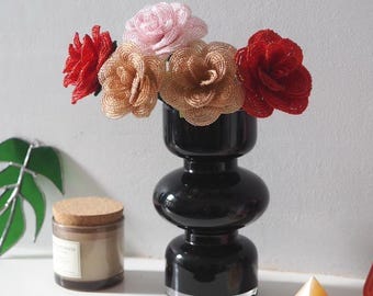 French Beaded Rose