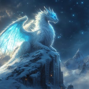 Puzzle Dragon de glace : oeuvres d&#39;art fantastiques en boîte métallique à collectionner
