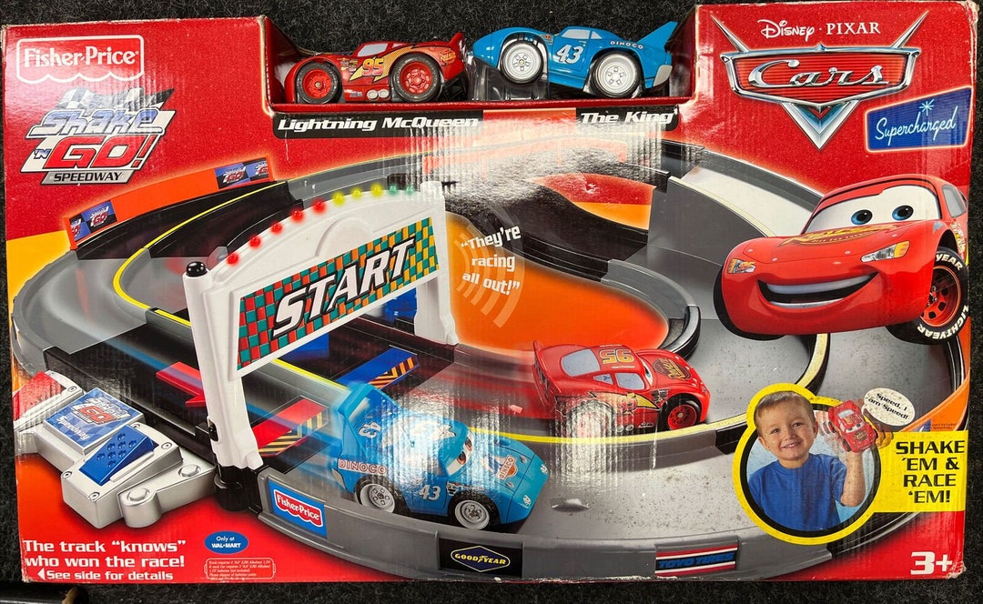 2006 Fisher Price Shake N Go Speedway Disney Cars Lightning Etsy