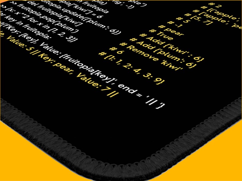 Python Cheatsheet Premium Mousepad for Software Engineers, Coding ...