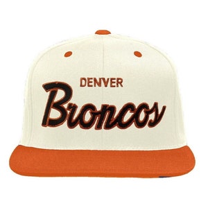 Vintage NFL Denver Broncos Script Snapback Hat / Cap - NWT