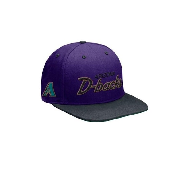 Vintage Arizona Diamondbacks Nike script Purple/B… - image 1