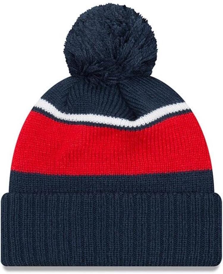 New Era New England Patriots Call Out Cuff Pom Knit Beanie  display picture 1