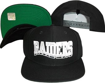 1990s Oakland Raiders NWA New Old Stock Vintage Snapback Hat