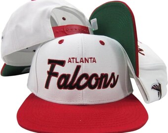 Casquette Snapback Vintage Atlanta Falcons - New Era, Taille M-L Réglable, Rouge, Occasion