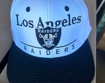 Vintage RARE LA Los Angeles Raiders #1 Apparel Cap Hat