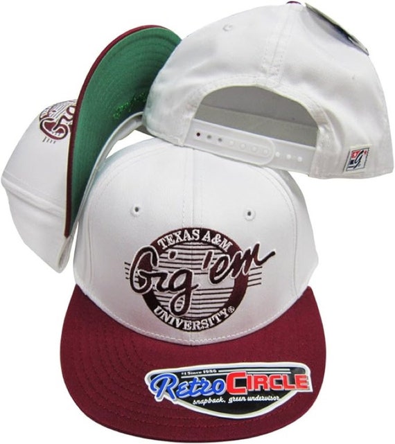 Vintage The Game Circle 1990s Texas A&M Snapback H
