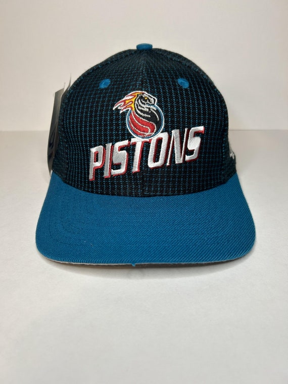Vintage Detroit Pistons Logo 7 NBA Adjustable Cap… - image 1