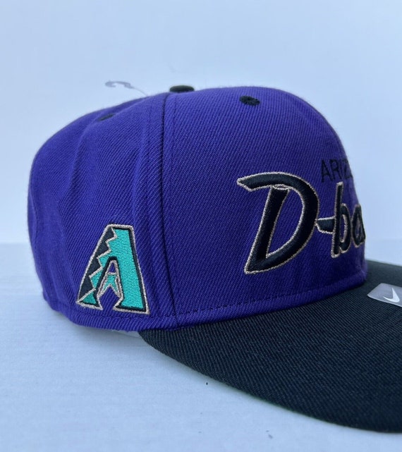 Vintage Arizona Diamondbacks Nike script Purple/B… - image 5