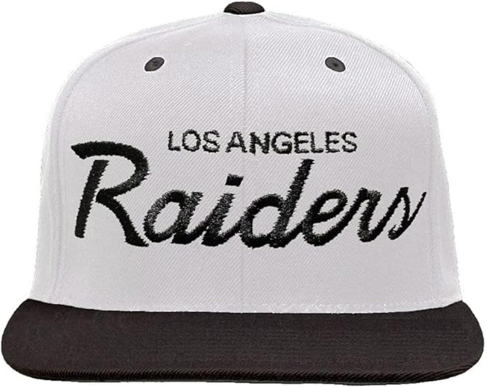 Los Angeles LA Raiders Script Classic Snapback Cap Hat
