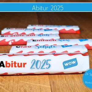 Kinderriegel Banderolen zum Download, Abitur, 2025, Abschlussprüfung, Abschluss, Glückwunsch