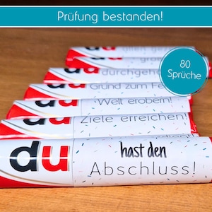 Duplo Banderolen Prüfung bestanden | Abitur | ZP10 | MSA | 2025 | Ausbildung | Abschluss | Glückwunsch | Bachelor | Master | Doktor