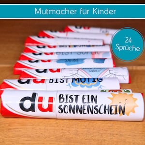 Duplo Banderolen Mutmacher | Du bist... | Kinder | Affirmationen | Du bist... |Prüfungsmotivation | Kleinigkeit | Duplo | Download