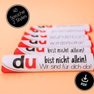 Duplo Banderolen Gute Besserung | Genesungswünsche | Aufmunterung | Krankheit | Last Minute Geschenk | Du bist Botschaft | Krankenhaus