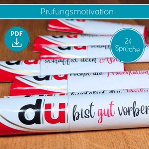 Duplo Banderolen Mutmacher Prüfungsmotivation Du bist... Motivation Positive Affirmation Bild 1