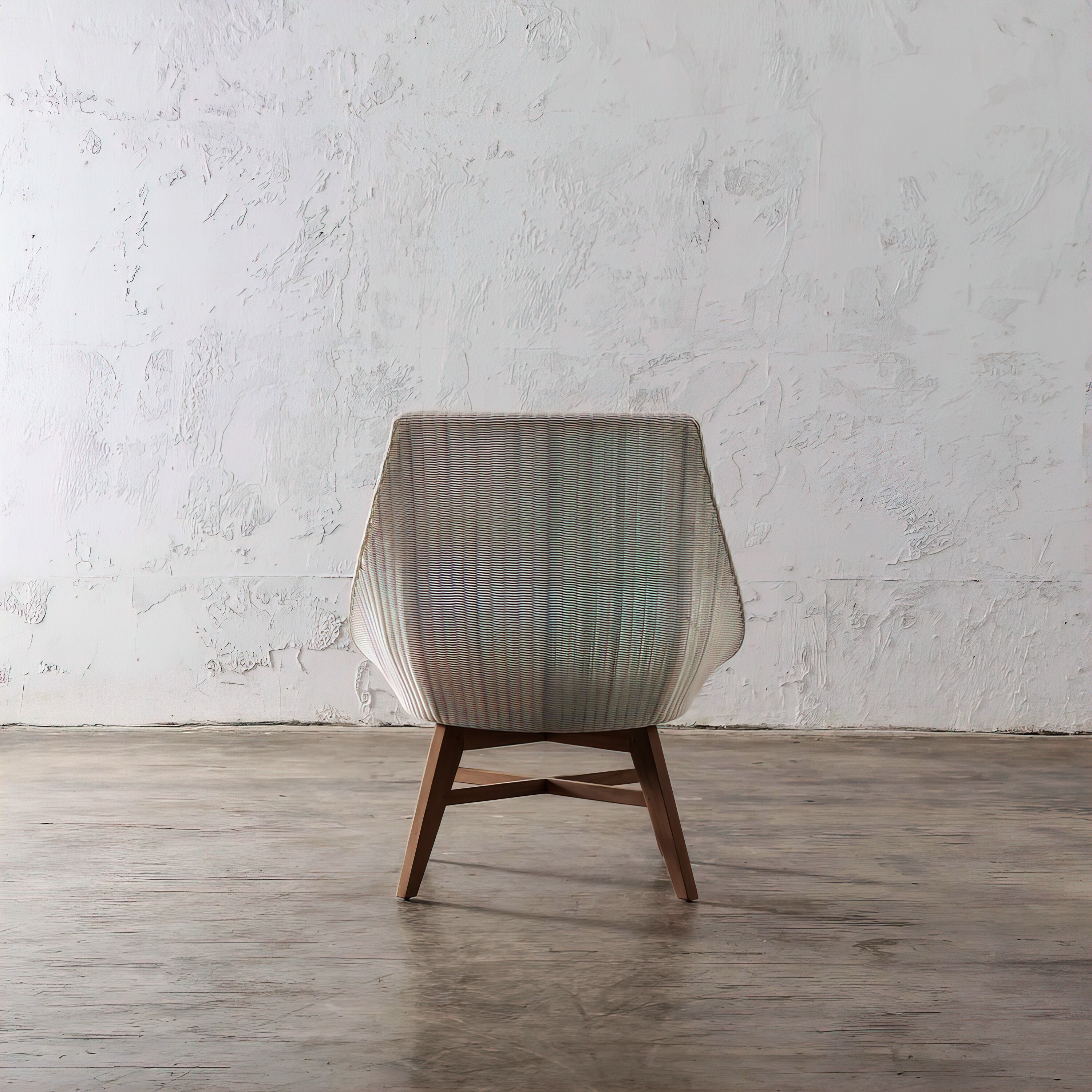 Woven Rattan Desk Chair for Dinning With Velvet Chair Cushion - Etsy