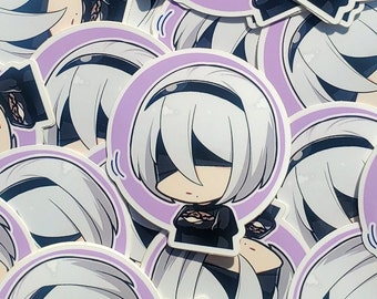 Pegatina 2B (brillante) de Granblue Fantasy VS Rising