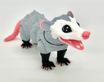 Articulating Opossum Figurine