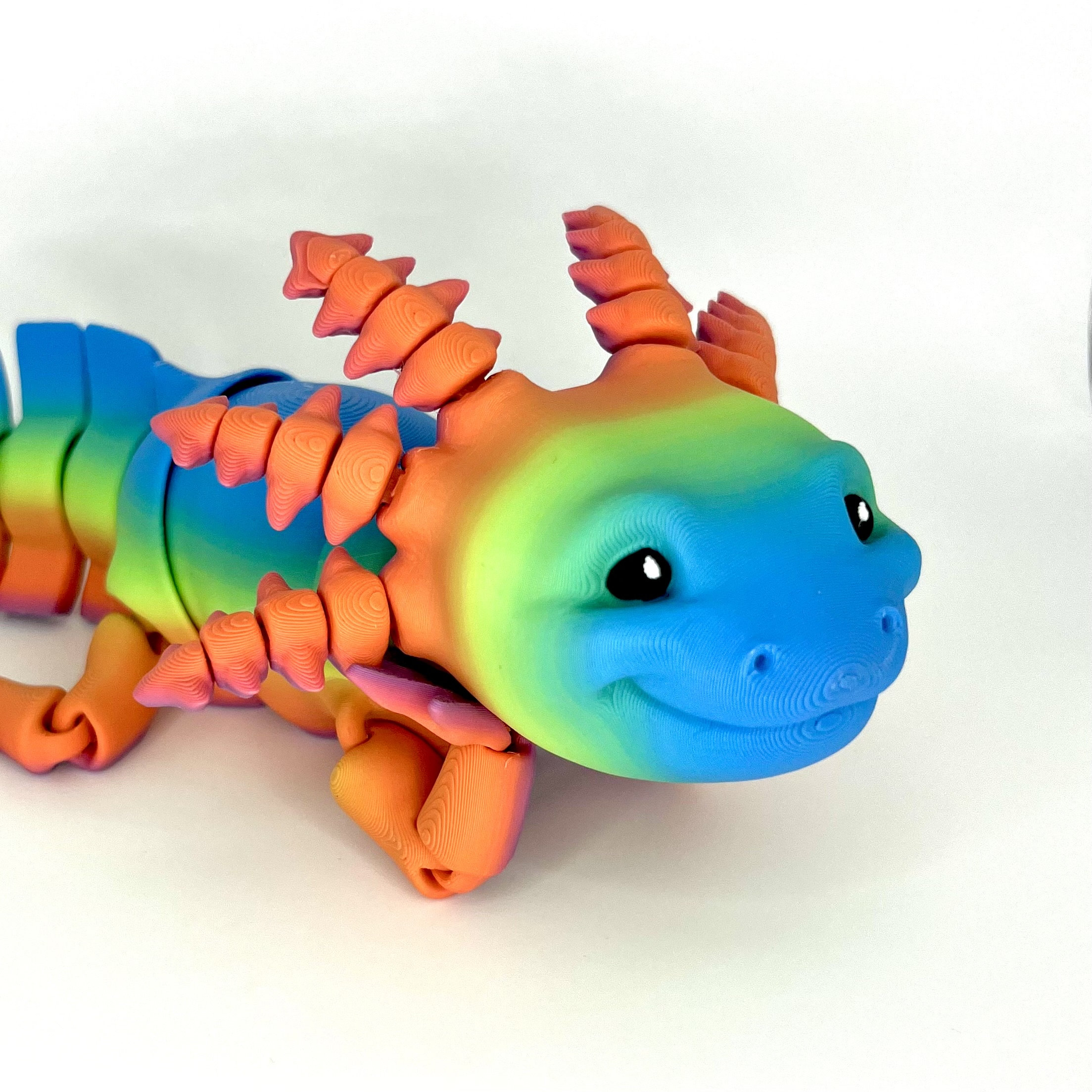 Articulating Axolotl Sensory Toy Etsy