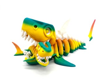 Articulating Shark Skeleton Figurine