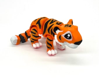 Articulating Tiger Figurine
