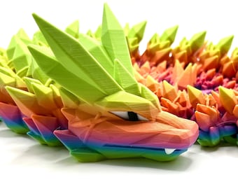 Articulating Crystal Dragon Figurine