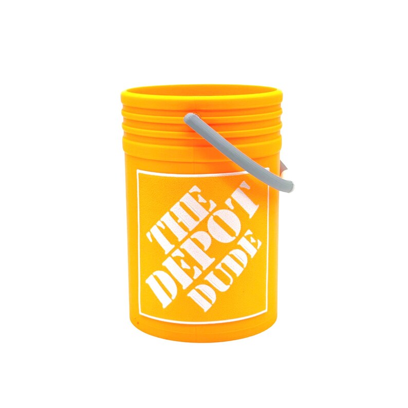 Depot Dad Can Cooler-Mini Tool Bucket Coozie for Father's Day The Depot Dude