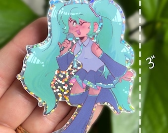 Hatsune Miku Glitter Sticker