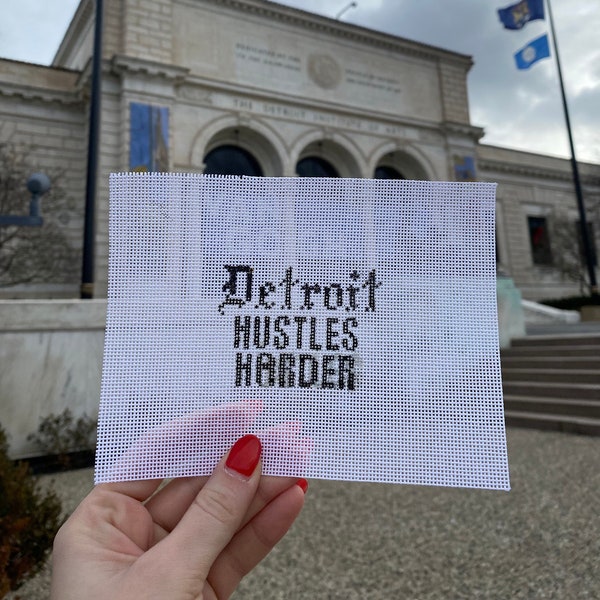 Michigan Needlepoint Canvas Etsy