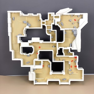 Counter Strike 2 Dust 2 Carte - Impression de Carte Unique pour Gamers