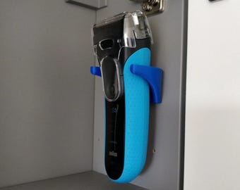 Braun Series 3 Razor Holder: 3D Printed Shaver Wall Mount