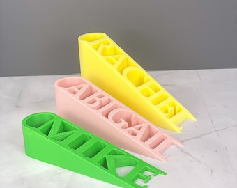 Custom Name Door Stop: 3D Printed Personalized Decor