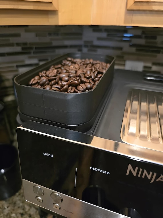 Ninja Luxe Café Bean Hopper Extension| Fits Full 1lb Bag of Coffee