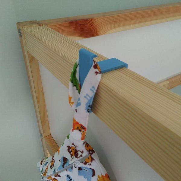 Ikea Kura Bed Hangers: Kids Room Storage, Easy Install (2 Pack)