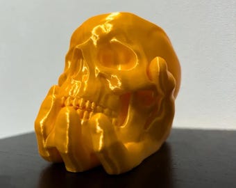 Halloween Skull Ring Holder: Spooky Skeleton Hand Jewelry Display