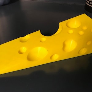 3D Printed Cheese Door Stop: Unique Bedroom Decor