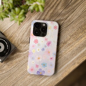 Romantic Spring Themed Floral Phone Case, Water Color Flowers, samsung- iphone case,