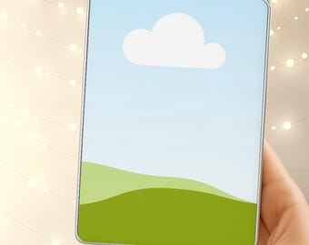 Kindle Insert Mockup, Clear Case Kindle Insert Mockup, Editable Kindle Mockup