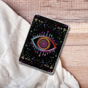Evil Eye Kindle Insert, Regenbogen Kindle Hülle, digitaler Download