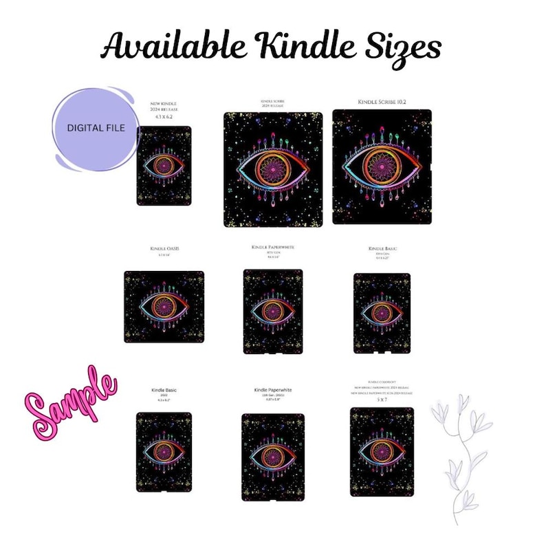 Kindle Insert Templates, Kindle Clear Case Insert Templates, Canva ...
