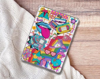 Retro Kindle Cover Insert, Nostalgic Kindle Skin, Digital Download