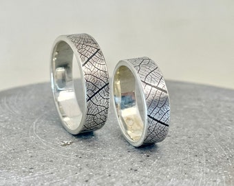 Sterling Silver Ring| Sterling Silver Leaf Ring| Silver leaf ring| Sterling Silver Leaf Skeleton Ring|Leaf Pattern Ring| Gift for her