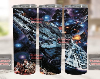 Star Wars, Digital Download, Straight & Tapered Tumbler Wrap Template