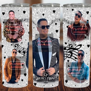 Grupo Firme, Eduin Caz, Sublimation, Instant Digital Download, Tapered & Straight Design Template