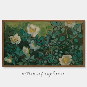 Van Gogh Frame TV Art, Samsung Frame TV Art, Instant Download, Wildfower Painting, Home Decor