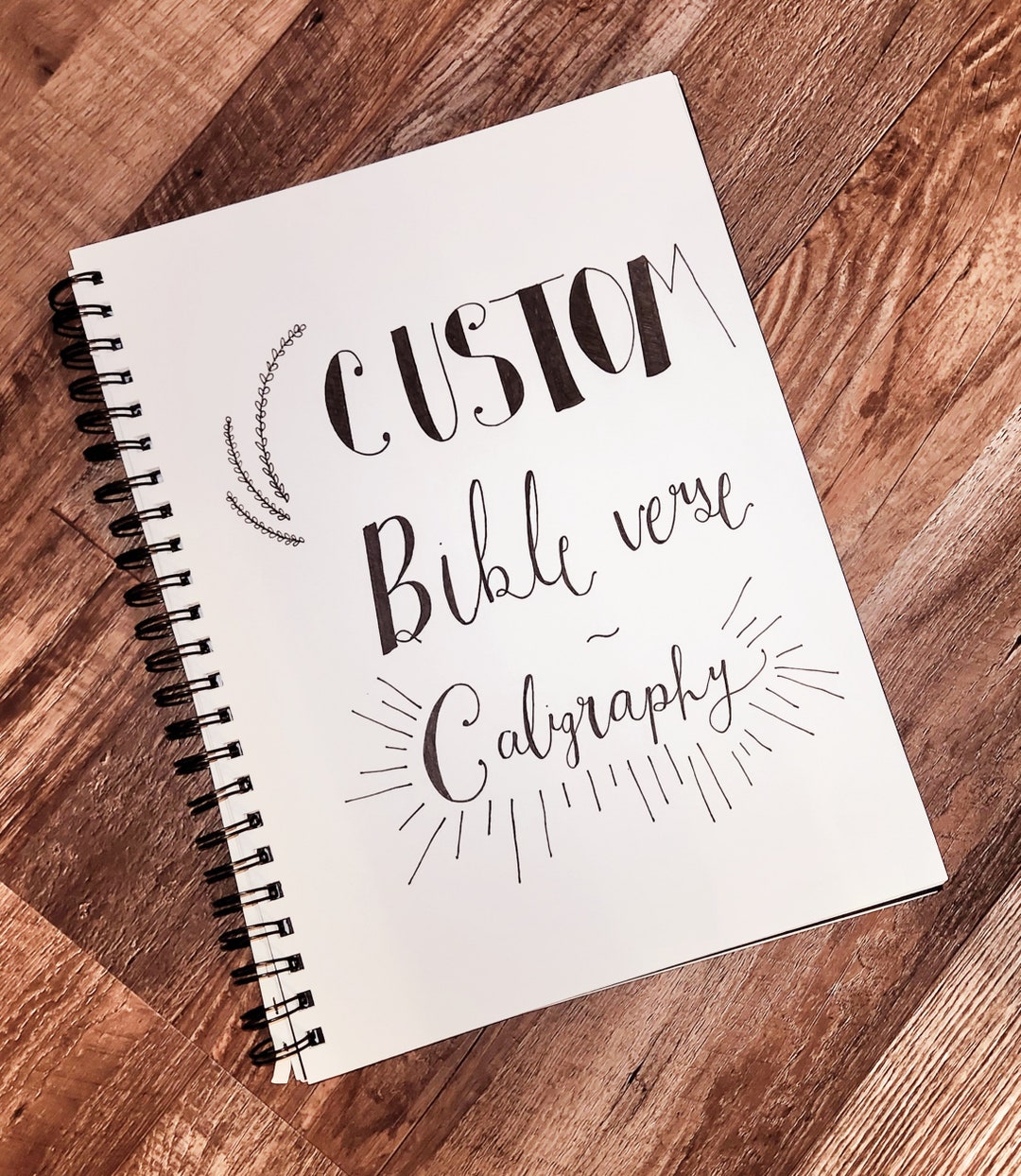 Custom Hand Lettered Scripture Verses on 8x10 Canvas - Etsy