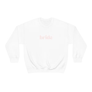 Bride Crewneck Sweatshirt,  Bride Sweatshirt, Bachelorette Sweatshirt, Gifts For Her, Honeymoon Sweatshirt, Bridal Sweatshirt